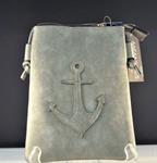 Anchor Crossbody w/ Pocket Gray