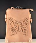 Butterfly Crossbody w/ Pocket Pink